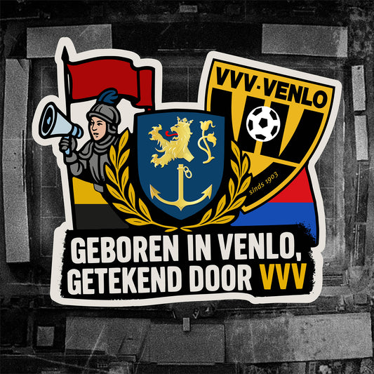 Geboren in venlo, Getekend door VVV Stickers | 10 st